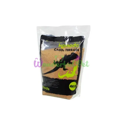 Пищевой песок для рептилий Komodo CaCo3 Sand Caramel 4 кг