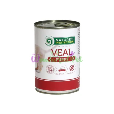 Консерва Natures Protection Puppy Veal для щенков 400 г