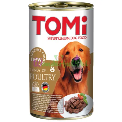 Влажный корм TOMi Dog 3 kinds of Poultry 1.2 кг