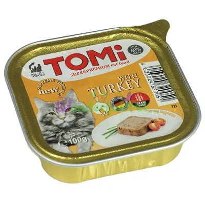 Влажный корм TOMi Cat Turkey 100 г