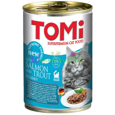 Влажный корм TOMi Cat Salmon Trout 400 г
