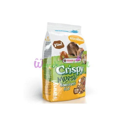 Корм Versele-Laga Crispy Muesli Hamster зерновая смесь для хомяков, крыс, мышей, песчанок, 1 кг