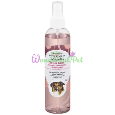 Кондиционер Veterinary Formula Gloss Glide Conditioner для собак и котов, антистатик, спрей, 236 мл
