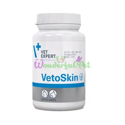 Добавка VetExpert VetoSkin Cat Dog 60 капс.