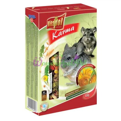 Корм Vitapol полнорационный для шиншиллы 450 г