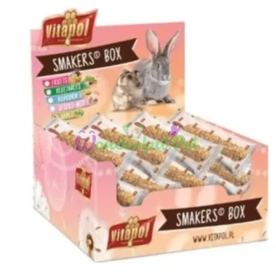 Колба Vitapol Smakers Box для грызунов со вкусом яблока упаковка 12 шт