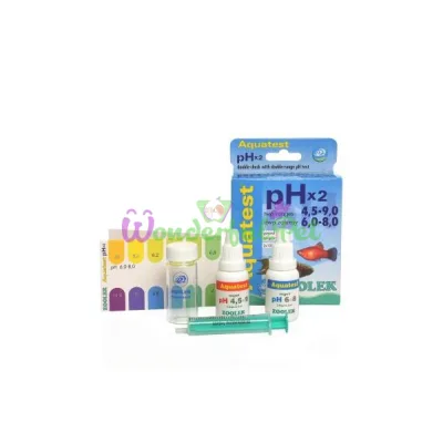 Тест pH (4,5-9,0) (6,0-8,0) Zolek Aquatest pH x2 0,092 кг 9 x 3,5 x 13,5 см (комплект)