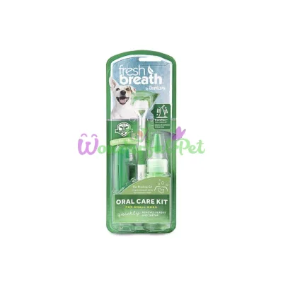 Отбеливающий набор Tropiclean Oral Care Kit Small Свежее дыхание для ухода за зубами для собак маленький