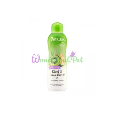 Кондиционер TropiClean Kiwi Cocoa Butter для восстановления сухой шерсти для собак и кошек 592 мл