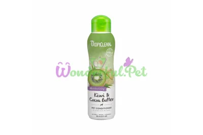 Кондиціонер TropiClean Kiwi Cocoa Butter для відновлення сухої вовни для собак та котів 355 мл