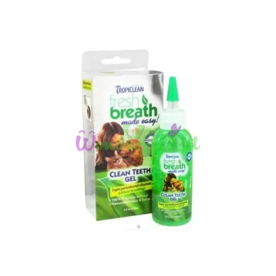 Гель для чистки зубов TropiClean Clean Teeth Gel для кошек и собак 118 мл