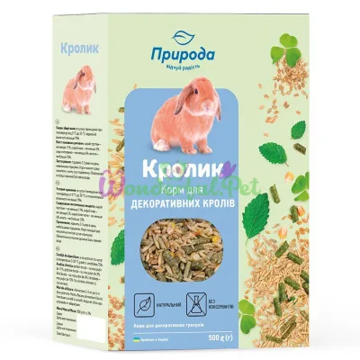 Корм для кроликов Природа Кролик 500 г