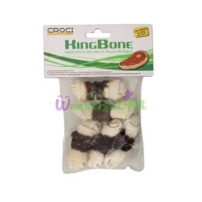 Croci KingBone Beef Knotted Sinew Bone, 6 cm