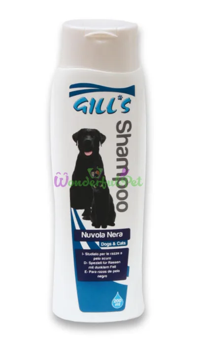 GILL's Shampoo for Black Coat, Color Boost, 200 ml