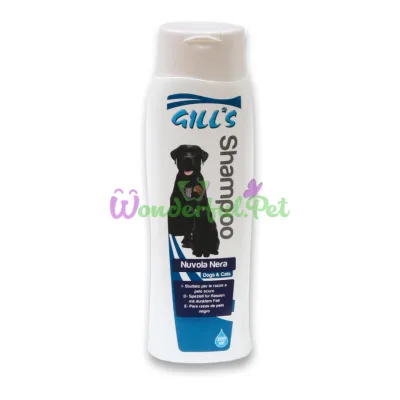 Шампунь GILLS для чёрной шерсти, универ., стимул. окрас, 200 мл, 6 шт уп