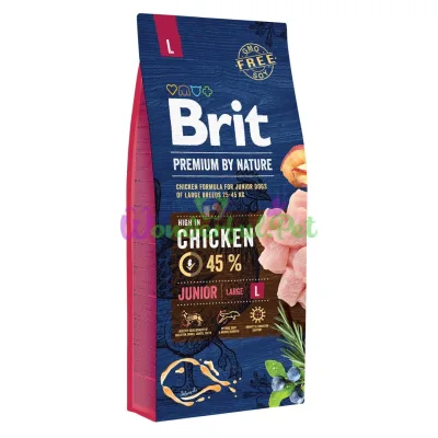 Сухой корм Brit Premium Junior L 15 кг