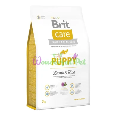 Brit Care Puppy Lamb Rice Dry Food 3 kg