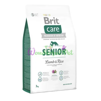 Сухой корм Brit Care Senior Lamb Rice 3 кг