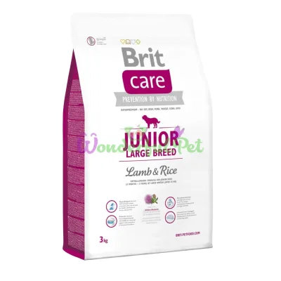 Сухой корм Brit Care Junior Large Breed Lamb Rice 3 кг