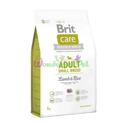 Сухой корм Brit Care Adult Small Breed Lamb Rice 3 кг