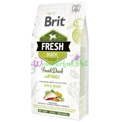 Сухой корм Brit Fresh Duck Millet 2.5 кг