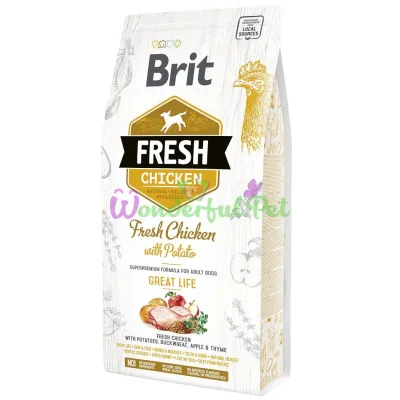 Brit Fresh Chicken & Potato Dry Dog Food 2.5 kg