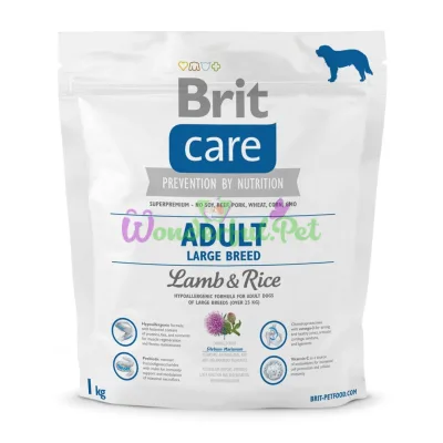 Сухой корм Brit Care Adult Large Breed Lamb Rice 1 кг