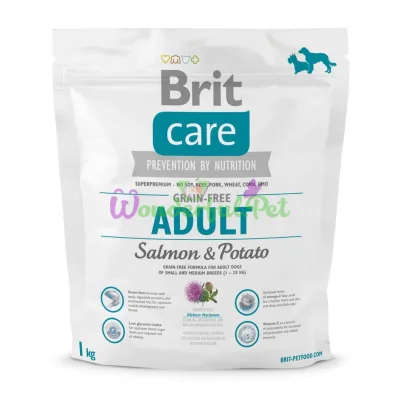Сухой корм Brit Care GF Adult Salmon Potato 1 кг