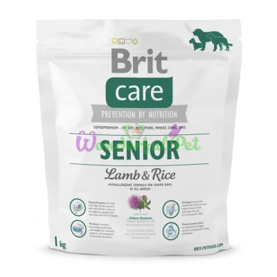 Сухой корм Brit Care Senior Lamb Rice 1 кг