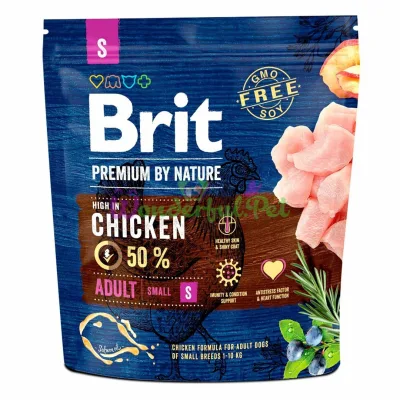 Сухий корм Brit Premium Adult S 1 кг