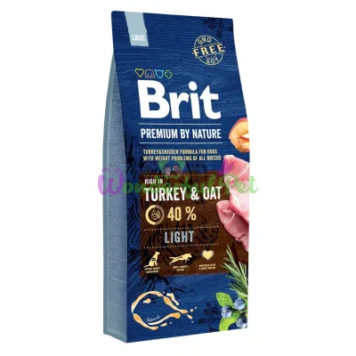 Сухой корм Brit Premium Light 15 кг