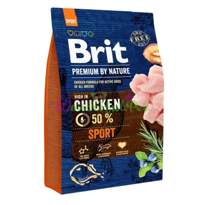 Brit Premium Sport Dry Dog Food 3 kg