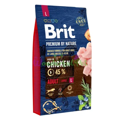 Сухой корм Brit Premium Adult L 8 кг