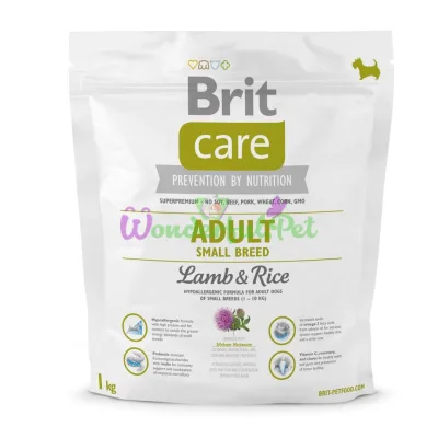 Сухой корм Brit Care Adult Small Breed Lamb Rice 1 кг