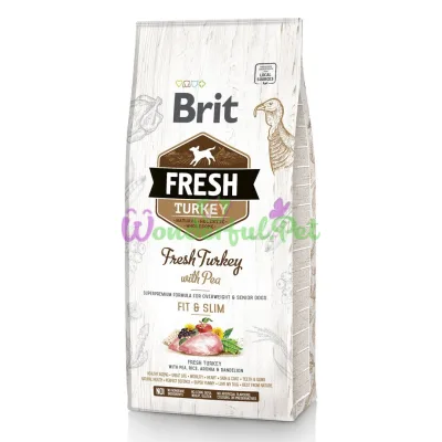 Brit Fresh Turkey Pea Dry Dog Food 12 kg