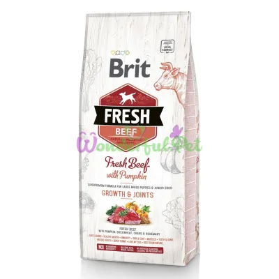 Сухой корм Brit Fresh Beef Pumpkin 12 кг