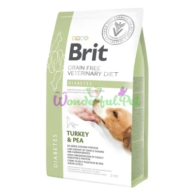 Brit GF Veterinary Diet Diabetes Dog Dry Food 2 kg