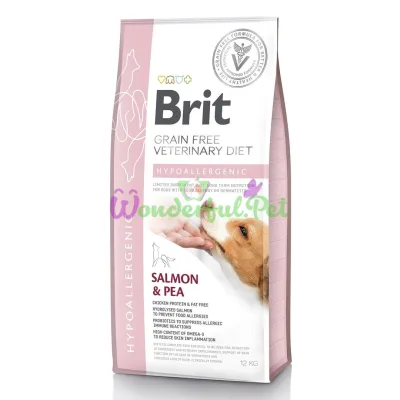 Brit GF Veterinary Diet Hypoallergenic Dog Dry Food 12 kg