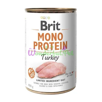 Влажный корм Brit Dog MonoProtein Turkey 400 г
