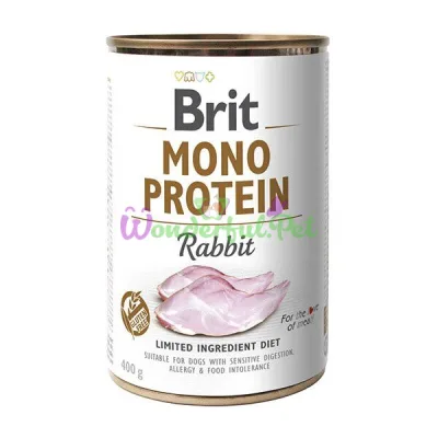 Brit Dog MonoProtein Rabbit Wet Food 400 g