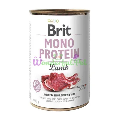 Brit Dog MonoProtein Lamb Wet Food 400 g