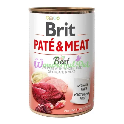 Brit Dog Pate Meat Beef 400 g