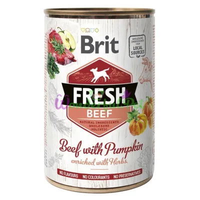 Влажный корм Brit Dog Fresh Beef Pumpkin 400 г