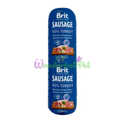 Влажный корм Brit Premium Dog Sausage Turkey 800 г