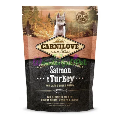 Сухой корм Carnilove Large Breed Puppy Salmon Turkey 1.5 кг