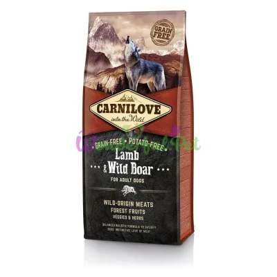 Сухой корм Carnilove Adult Dog Lamb Wild Boar 12 кг