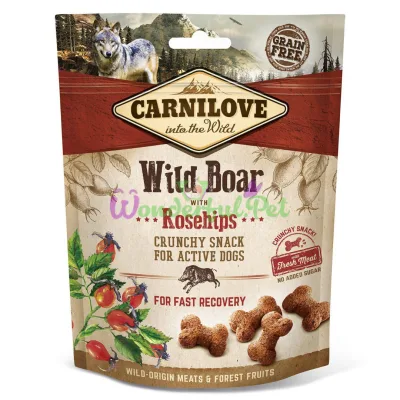Лакомство Carnilove Dog Wild Boar Rosehips 200 г