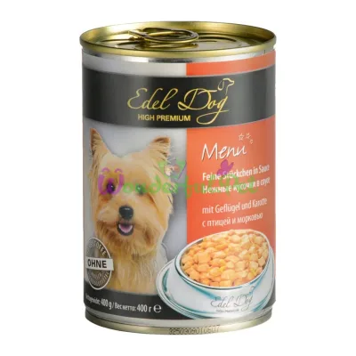 Влажный корм для собак Edel Dog Poultry 400 г
