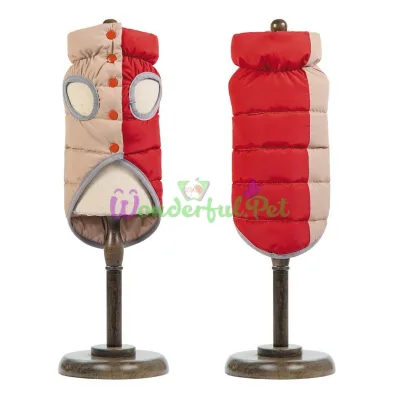 Жилетка для собак Pet Fashion Микс XS красная/бежевая