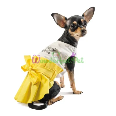 Платье для собак Pet Fashion Ева XS желтое